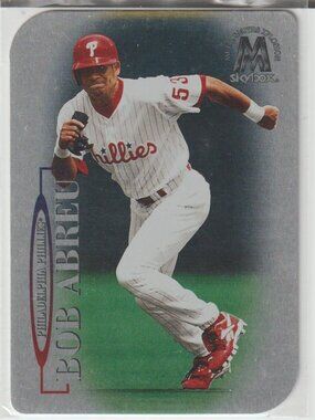 Rare Bobby Abreu 1999 SkyBox Die-Cut Metal Universe #29